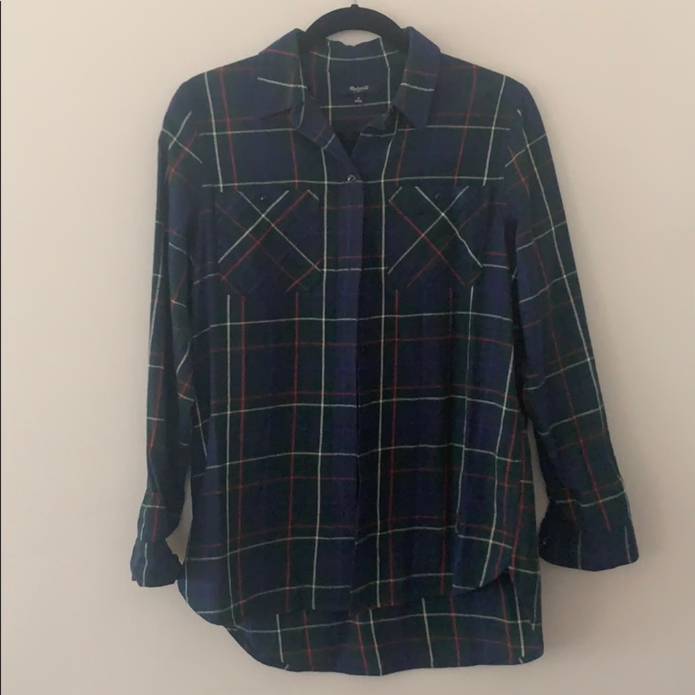 Madewell Flannel Shirt Size Small